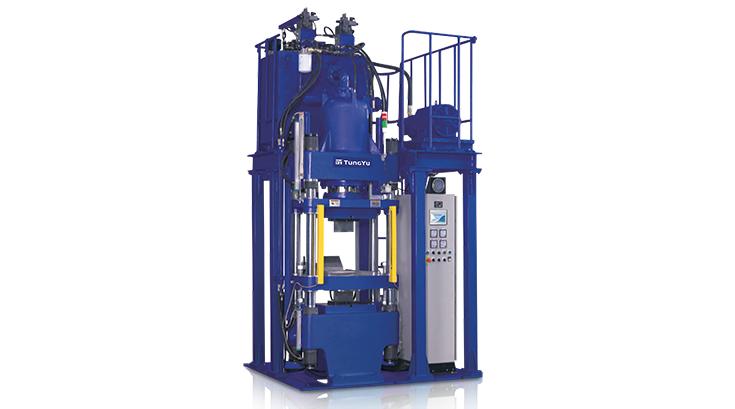Double-Decker Powder Compression Forming Machine