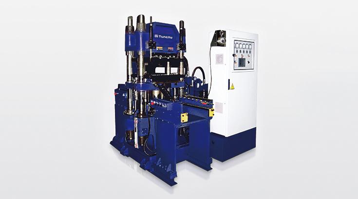 Double-Deck Shuttle Compression Molding Machine