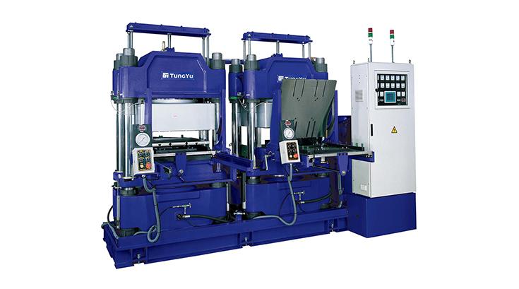 Rail-Type Vacuum Compression Molding Machine